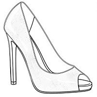 Lodičky so otvorenou špičkou bez platformy