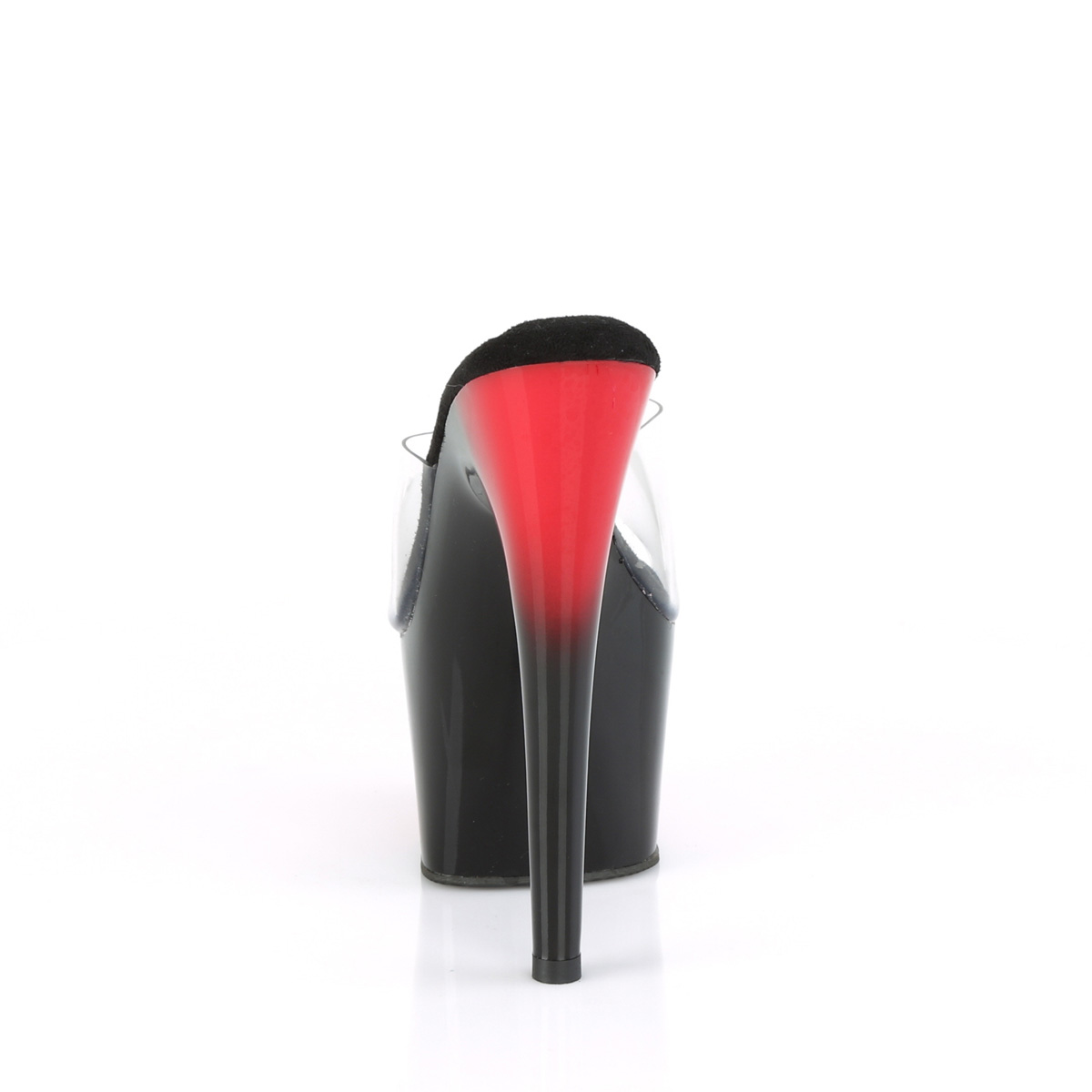 Pleaser Adore-701BR C/R-B - Priehľadné sandále na vysokej platforme