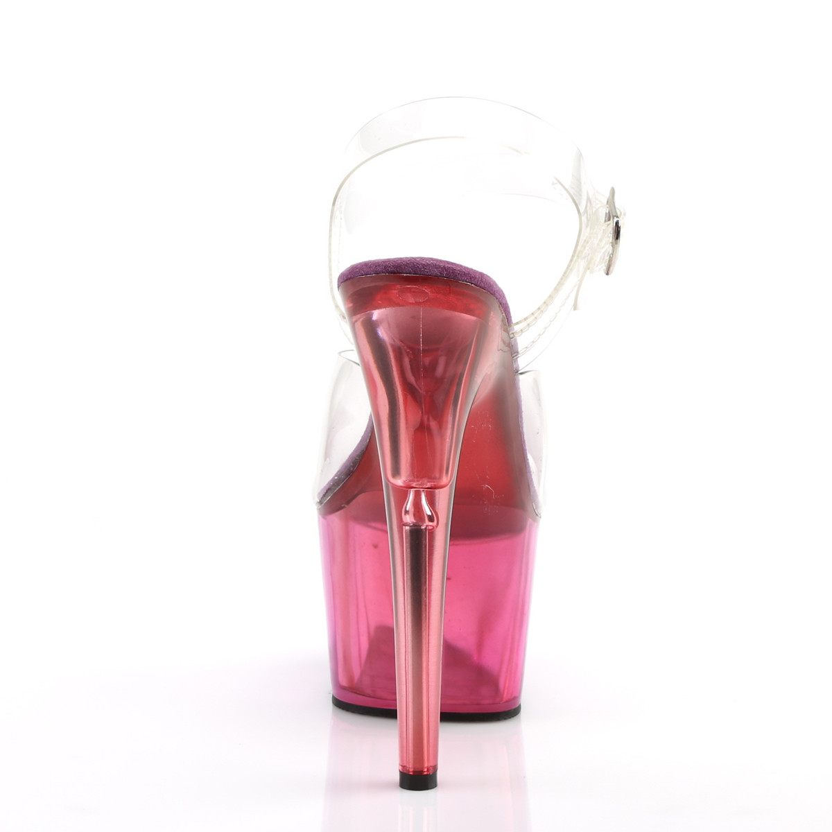 Pleaser Adore-708MCT C/PP - Priehľadné sandále na vysokej platforme