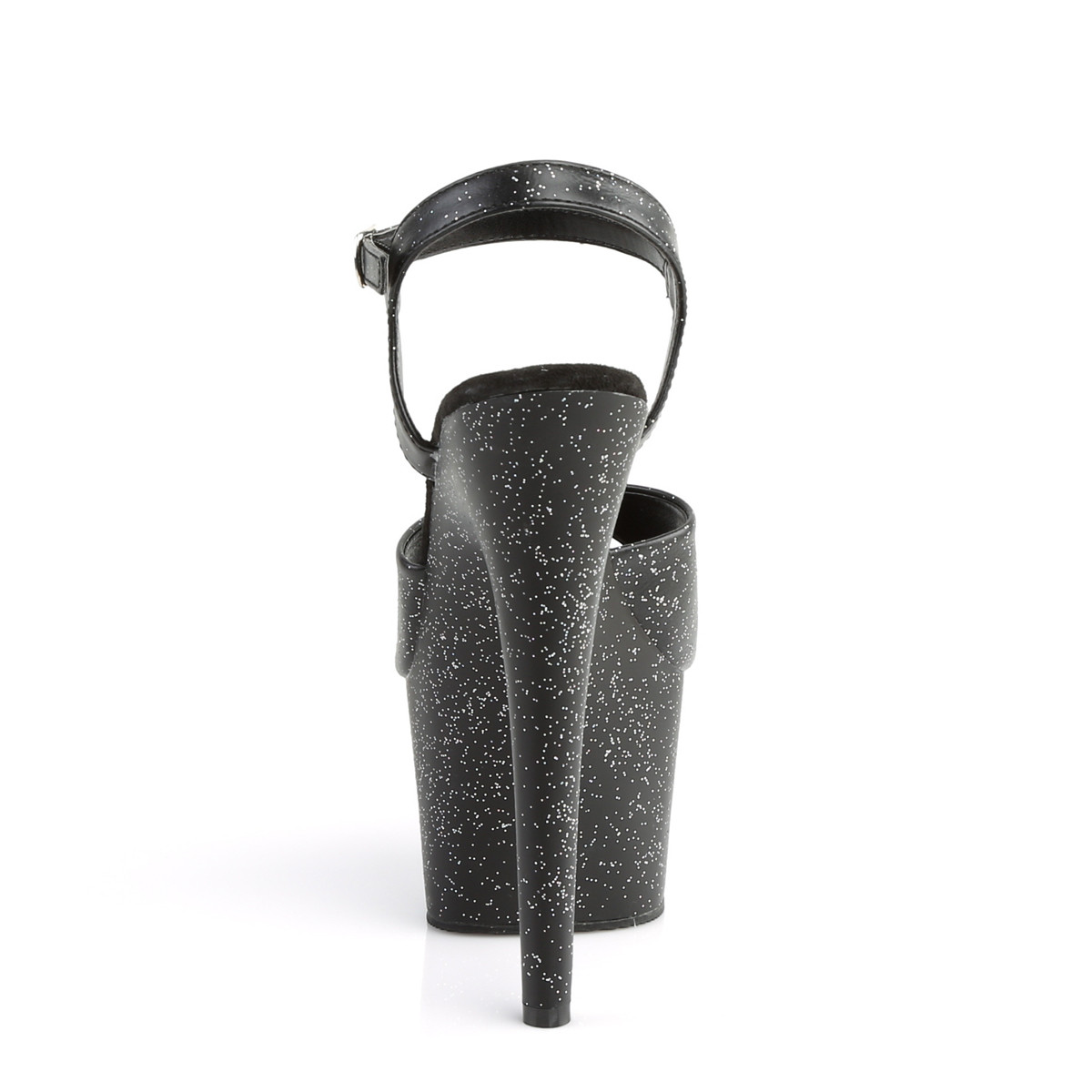 Pleaser Adore-709MMG BPU/M - Čierne sandále na vysokej platforme