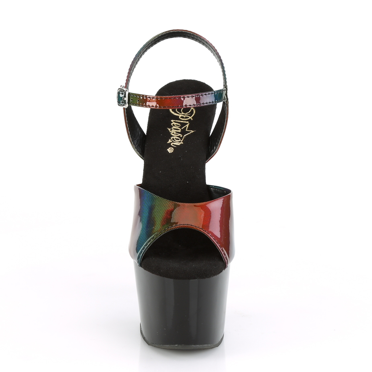 Pleaser Adore-709RBDT RBOWHG/B - Viacfarebné sandále na vysokej platforme