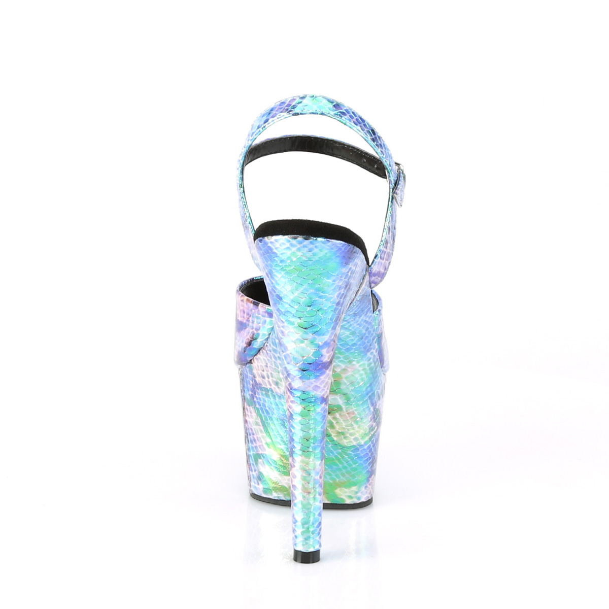 Pleaser Adore-709SP BLUHG/M - Modré sandále na vysokej platforme