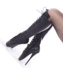 Čierne čižmy na vysokých podpätkoch Devious Ballet-2020