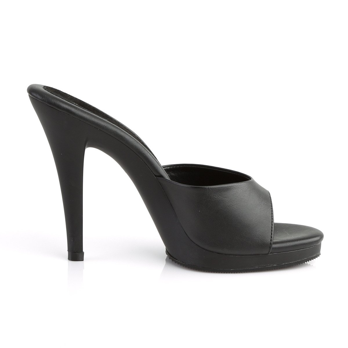 Fabulicious Flair-401-2 BPU/M - Čierne šľapky na vysokom podpätku