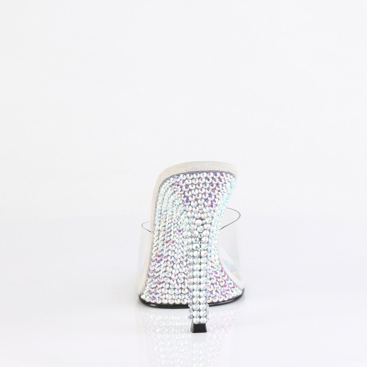 Fabulicious Gala-01DML C/SRS - Priehľadné šľapky na vysokom podpätku