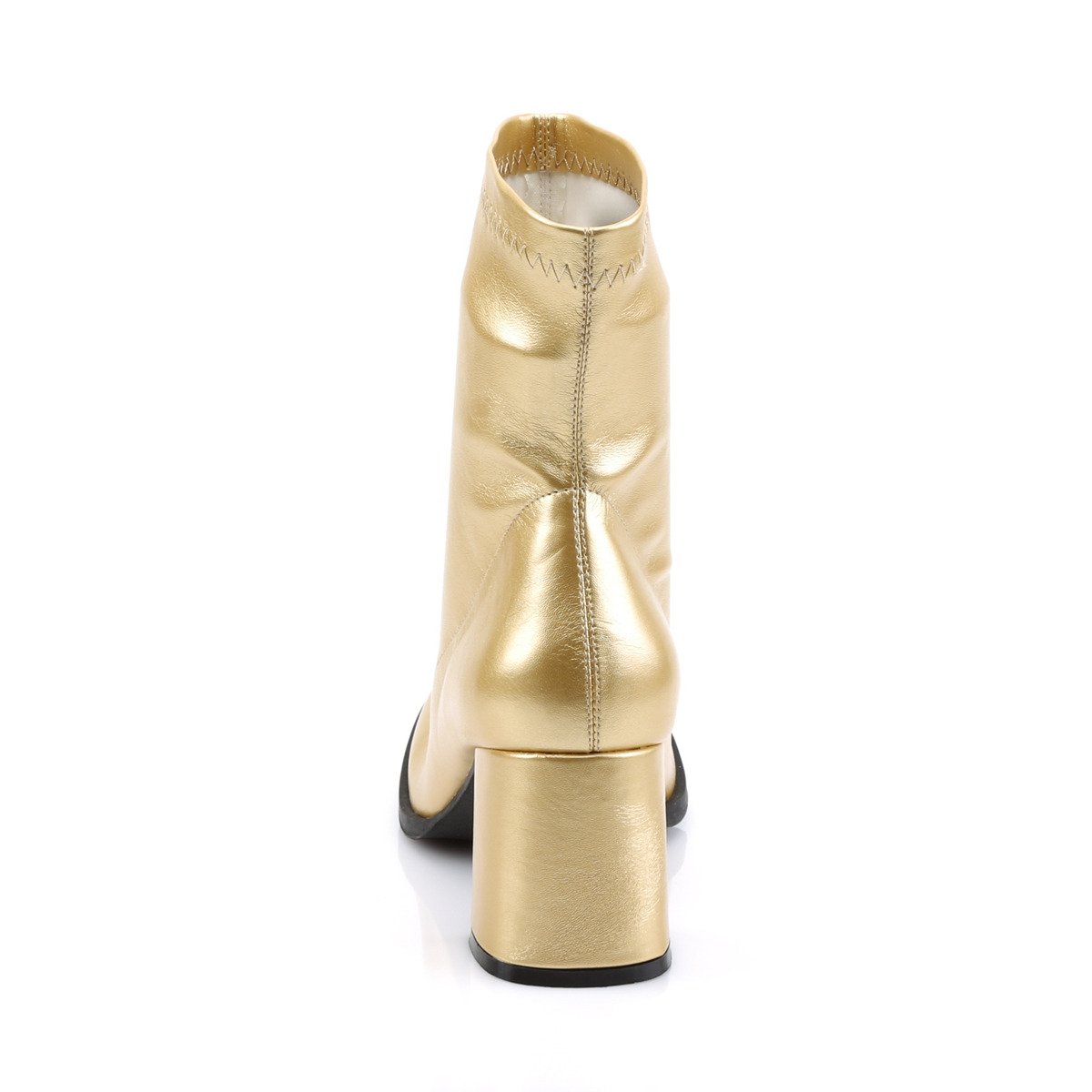 Funtasma Gogo-150 GPU - Zlaté kotníkové čižmy so širokými podpätkami