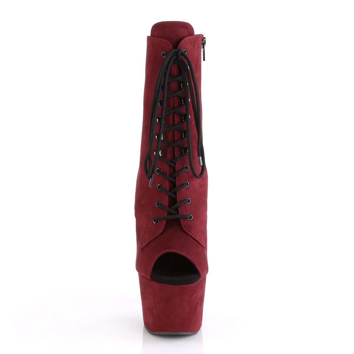 Pleaser Adore-1021FS BYFS/M - Fialové kotníkové čižmy na vysokej platforme
