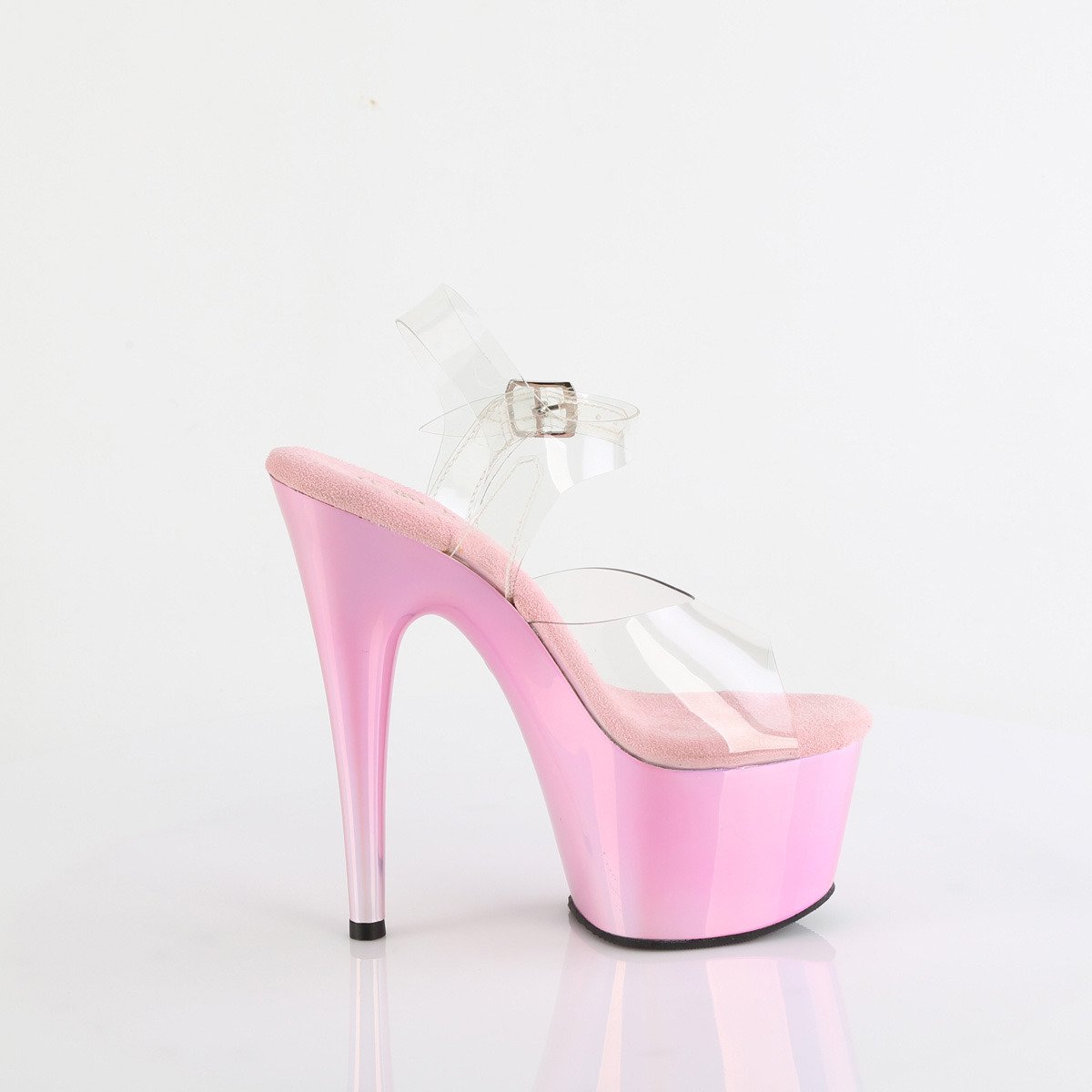 Pleaser Adore-708LQ C/LQBPHG - Priehľadné sandále na vysokej platforme