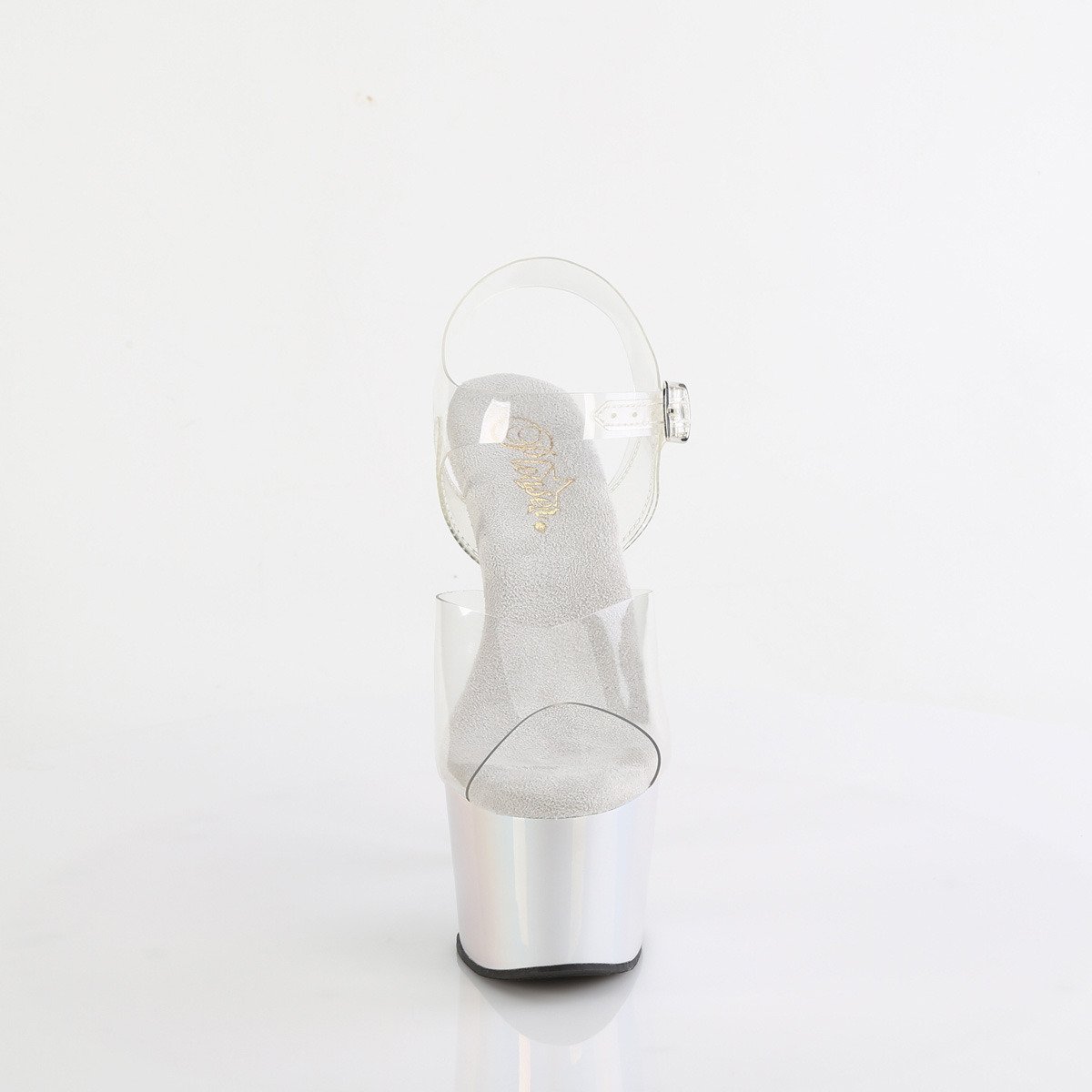 Pleaser Adore-708LQ C/LQSHG - Priehľadné sandále na vysokej platforme