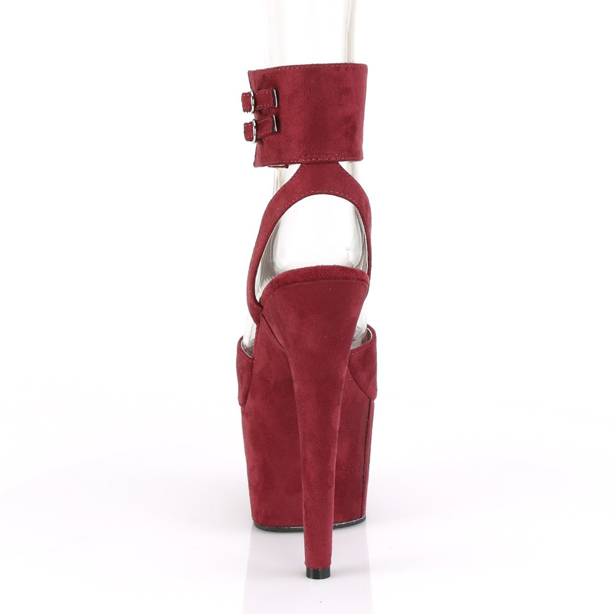 Pleaser Adore-791FS BYFS/M - Fialové topánky s remienkom cez kotník na vysokej platforme