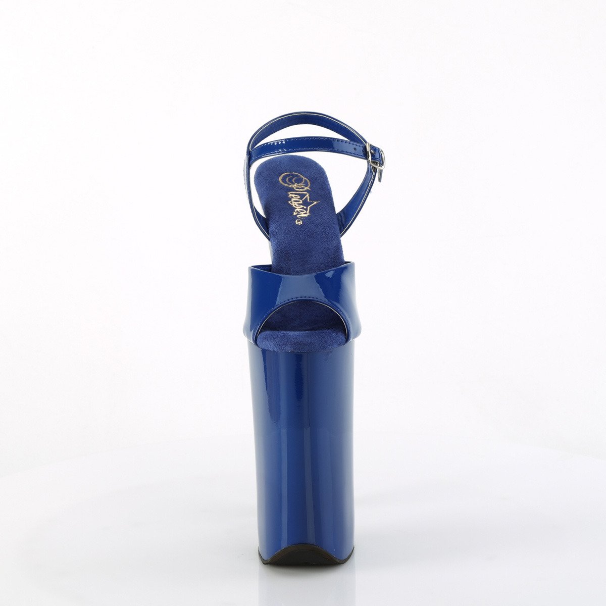 Pleaser Beyond-009 RYBL/M - Modré sandále na vysokej platforme