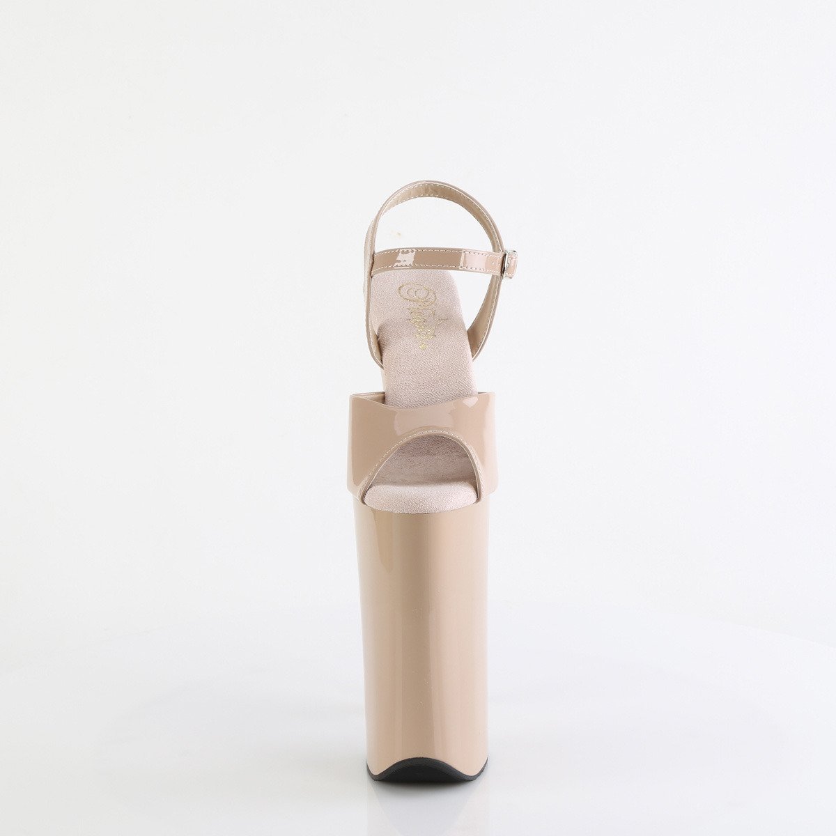 Pleaser Beyond-009 ND/M - Béžové sandále na vysokej platforme