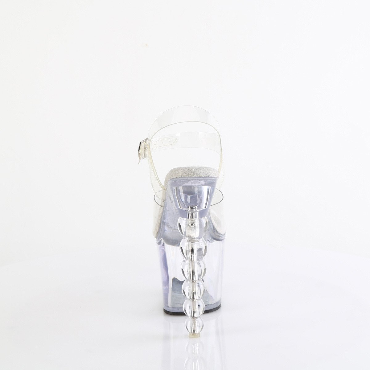 Pleaser Bliss-708 C/M - Priehľadné sandále na vysokej platforme