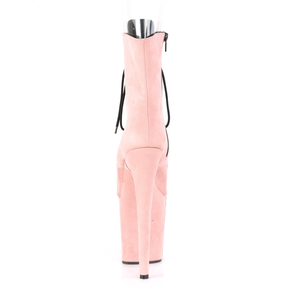 Pleaser Flamingo-1021FS BPFS/M - Ružové kotníkové čižmy na vysokej platforme