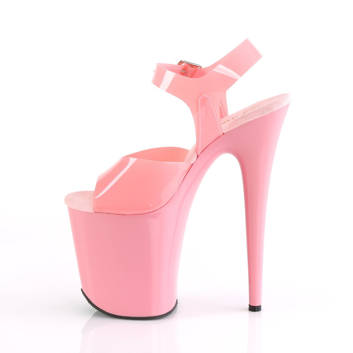 Pleaser Flamingo-808N BPTPU/M - Ružové sandále na vysokej platforme