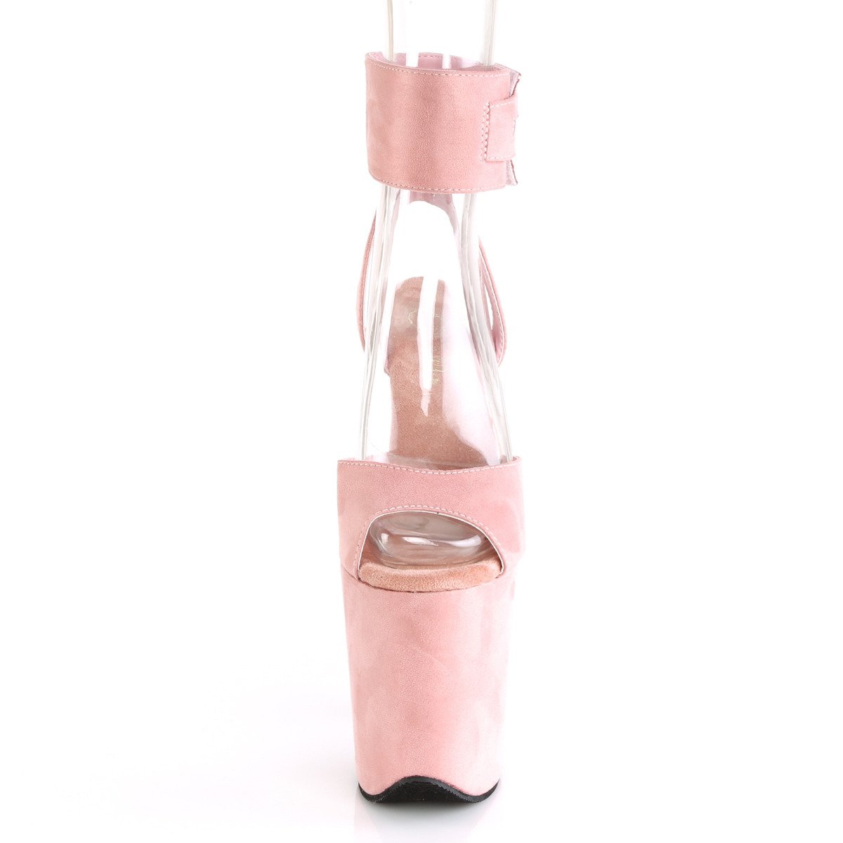 Pleaser Flamingo-891 PNMF/M - Ružové topánky s remienkom cez kotník na vysokej platforme