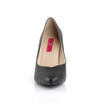 Pleaser Pink Label Dream-420 B/PU - Čierne lodičky na vysokom podpätku