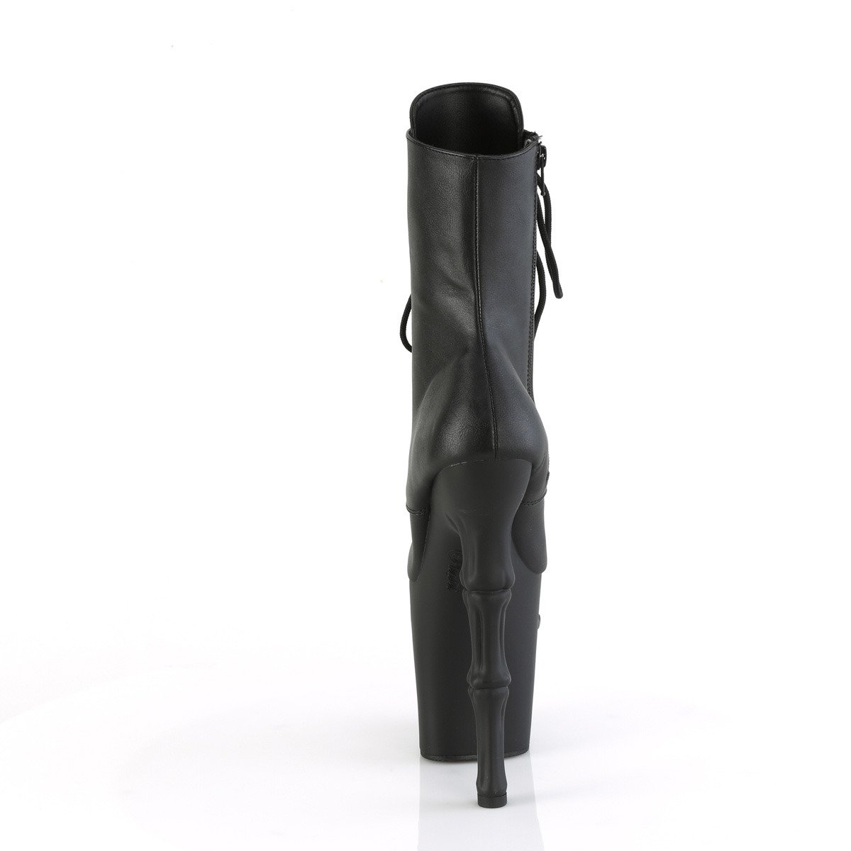 Pleaser Rapture-1020 BPU/M - Čierne kotníkové čižmy na vysokej platforme