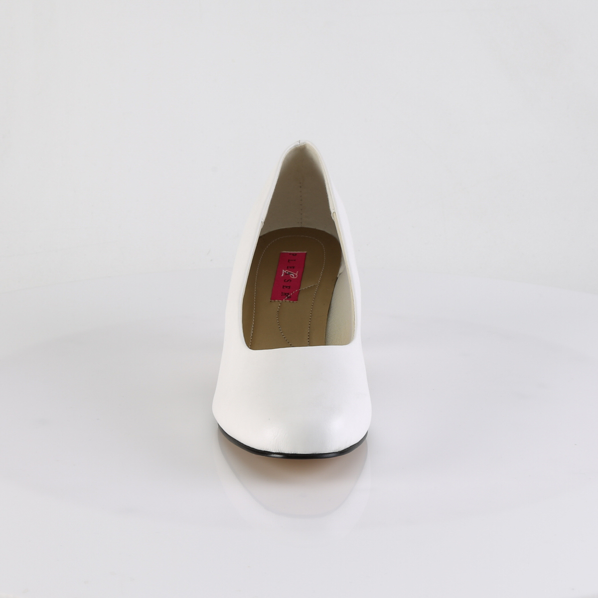 Pleaser Pink Label Fefe-01 WPU - Biele lodičky