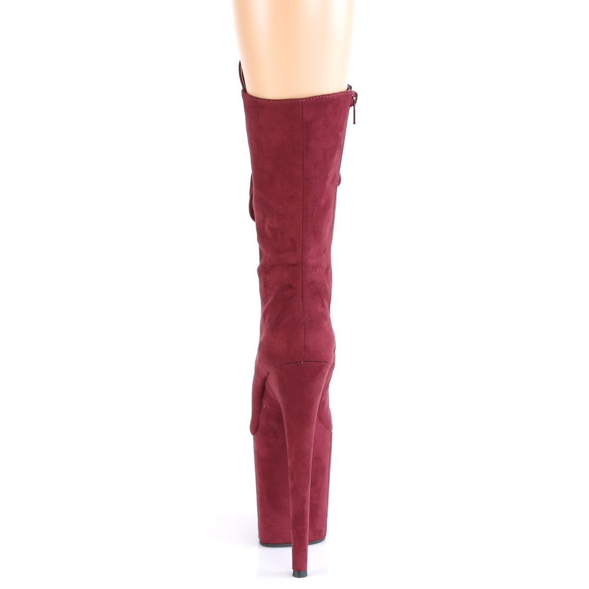 Pleaser Flamingo-1050FS BYFS/M - Fialové kotníkové čižmy na vysokej platforme