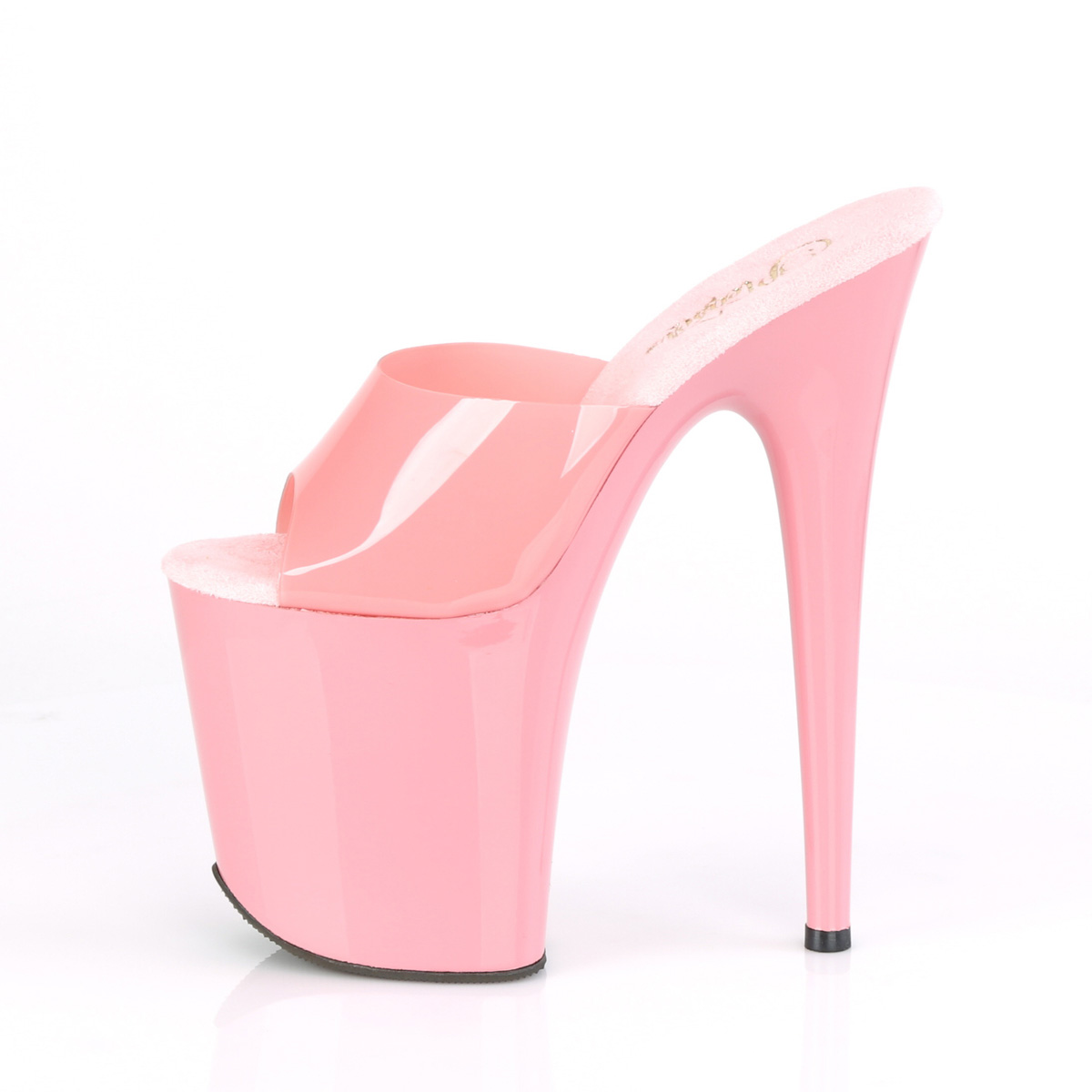 Pleaser Flamingo-801N BPTPU/M - Ružové sandále na vysokej platforme
