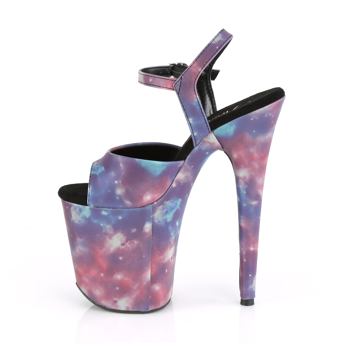Pleaser Flamingo-809REFL PP-BLU/M - Fialové sandále na vysokej platforme
