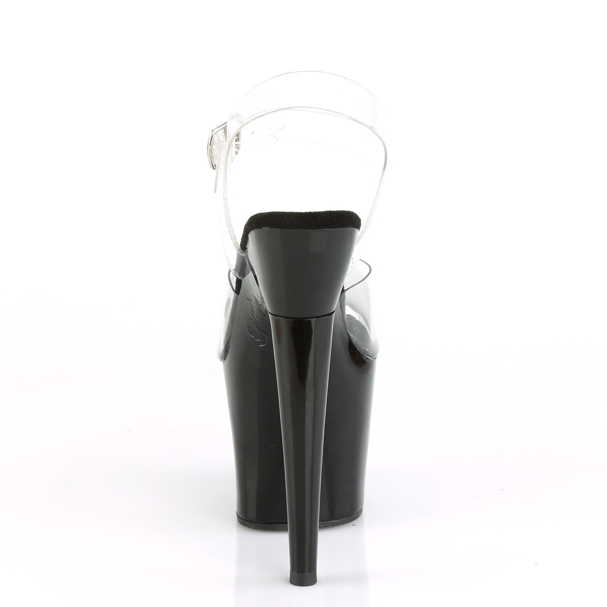 Pleaser Lovethorn-708 C/B - Priehľadné sandále na vysokej platforme