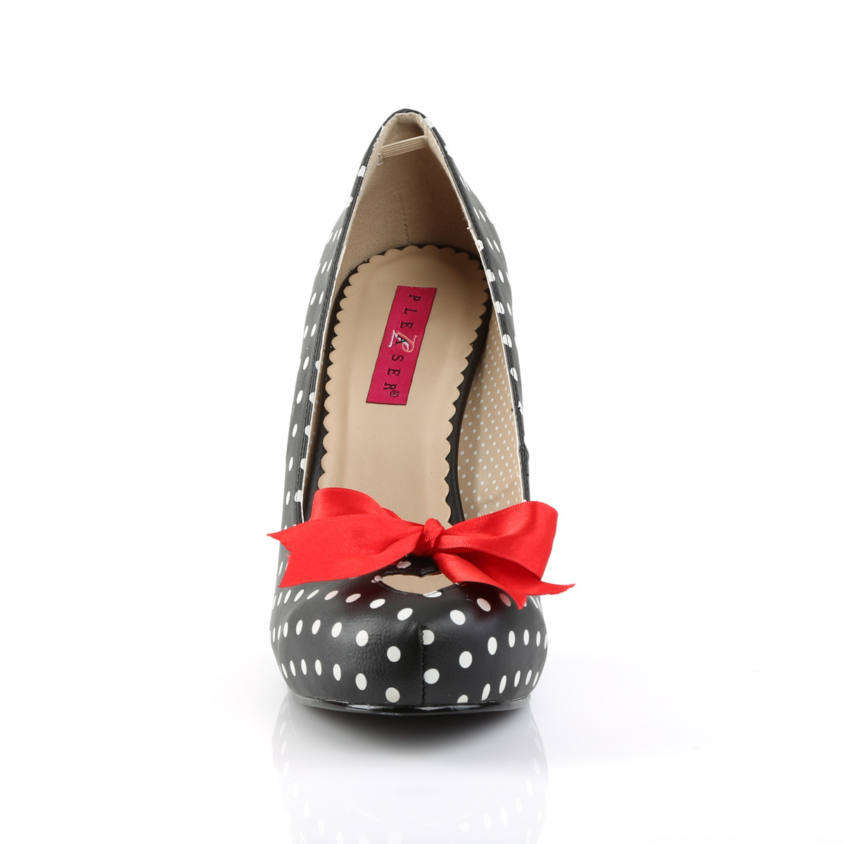 Pleaser Pink Label Pinup-05 B-WPU - Čierne lodičky