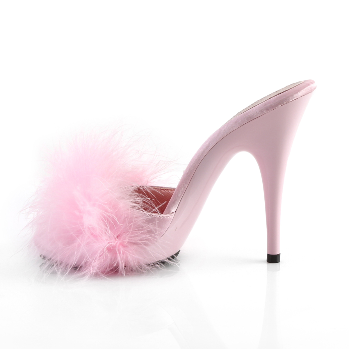 Fabulicious Poise-501F BPSA/M - Ružové šľapky na vysokom podpätku
