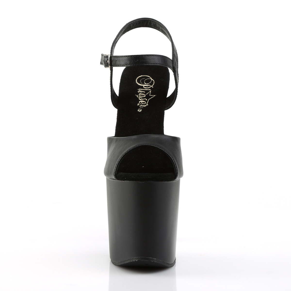 Pleaser Taboo-709 BPU/M - Čierne sandále na vysokej platforme